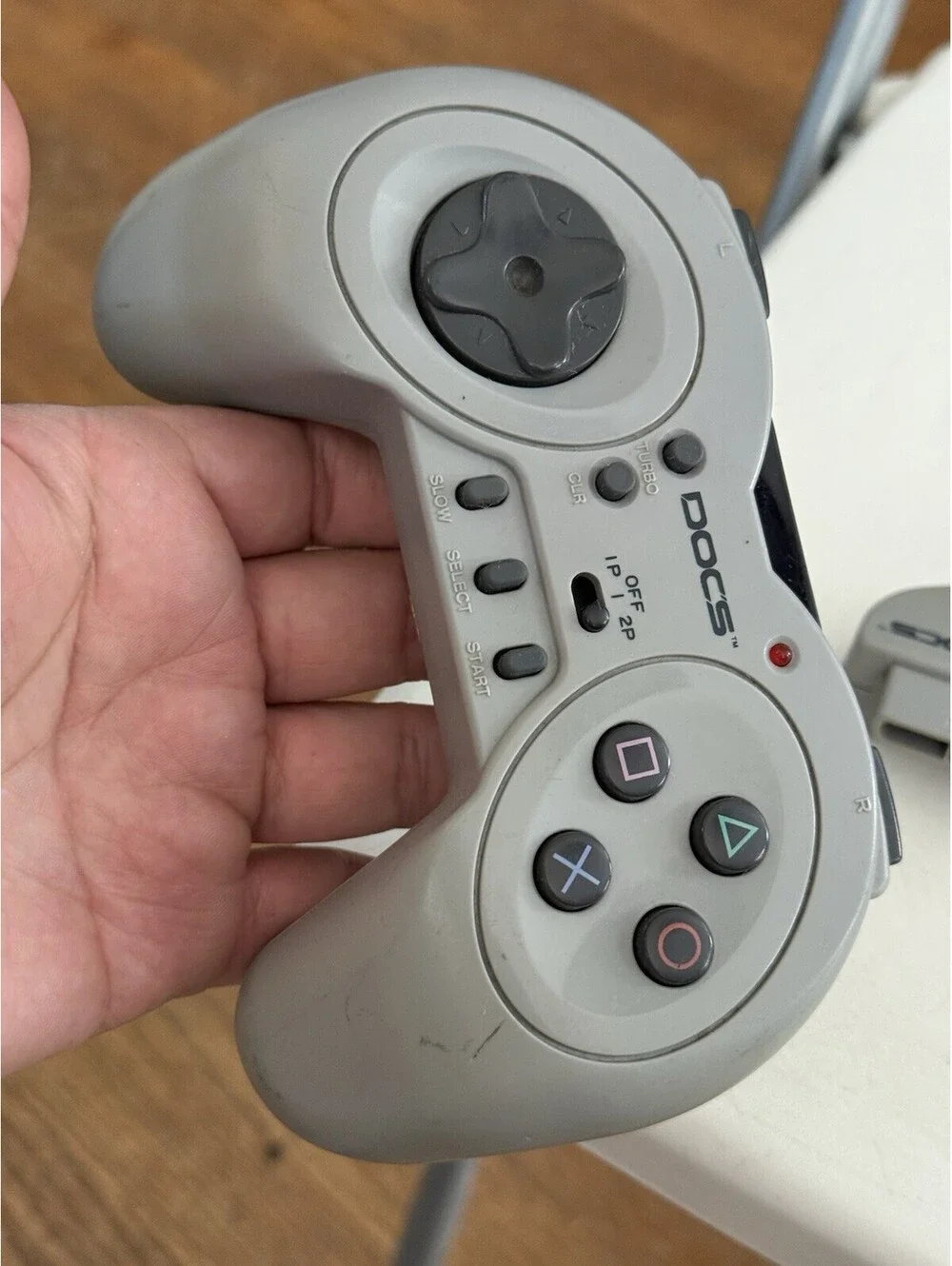 Two Wireless Playstation Controller Ps1 Docs W/ Receiver (Read Description)